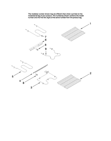 Rack and element parts