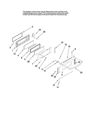 Upper door parts