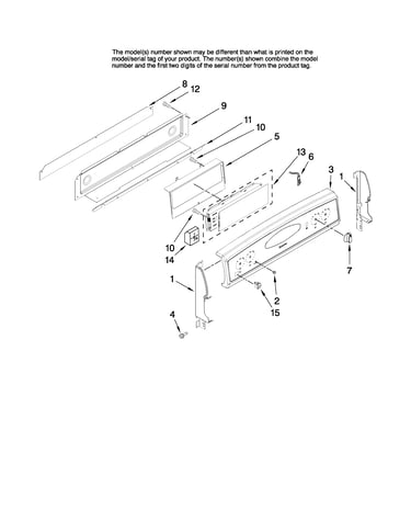 Control panel parts