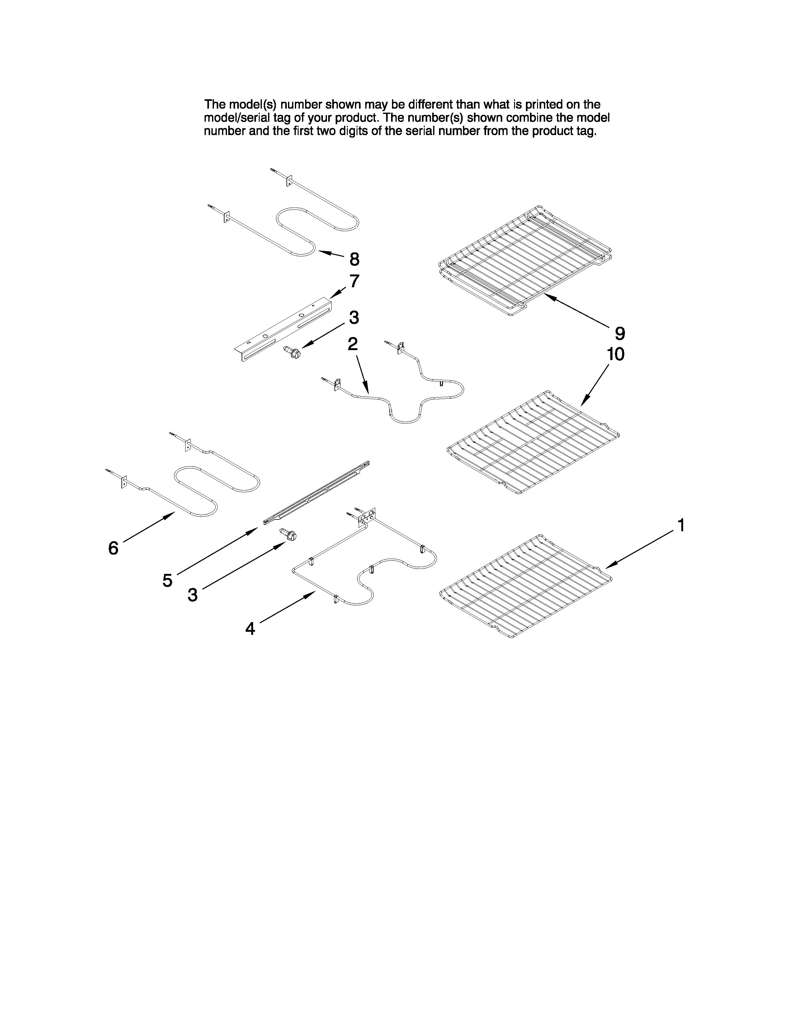 Rack and element parts