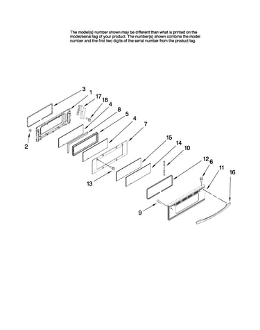 Upper door parts