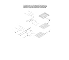 Maytag MER6775BCS17 rack and element parts diagram