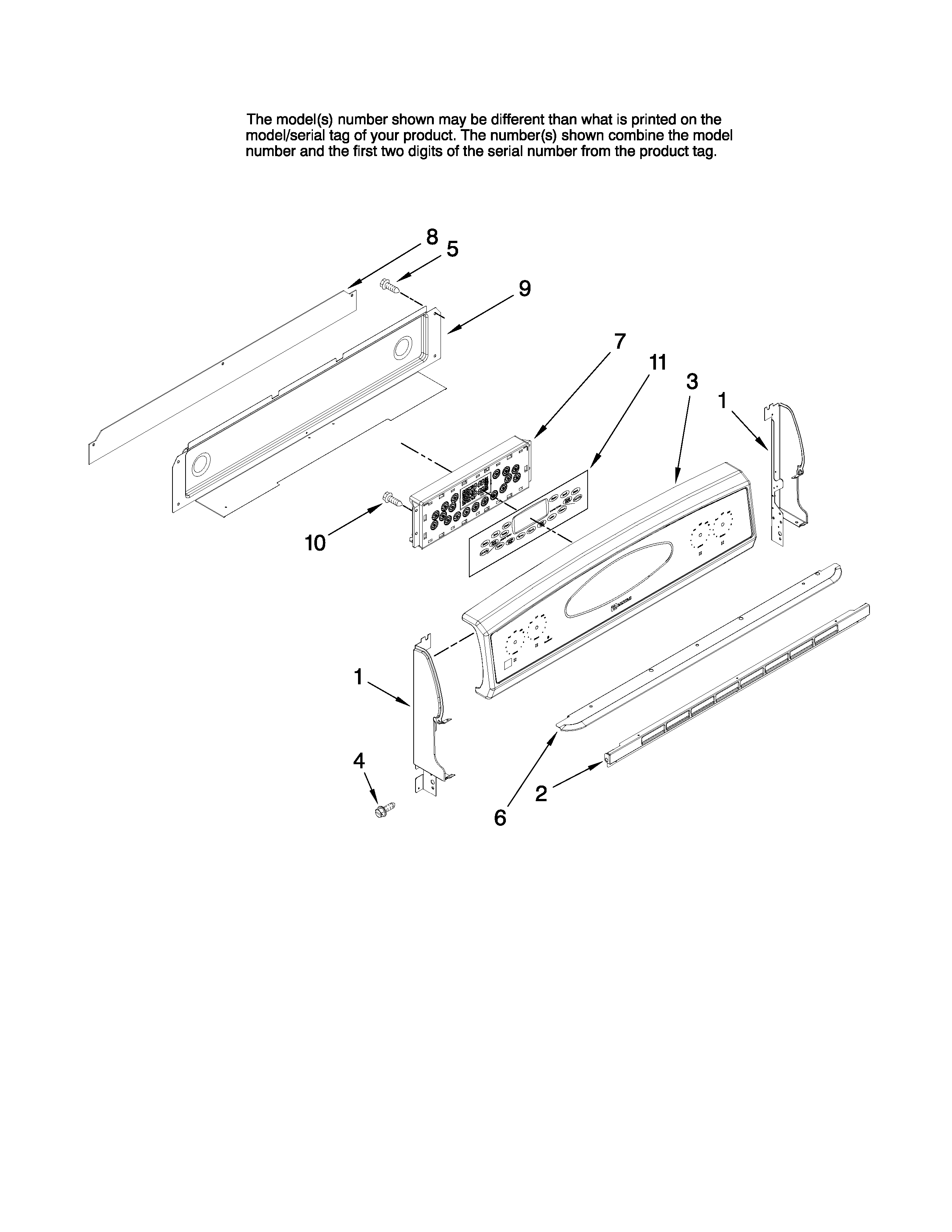 CONTROL PANEL PARTS