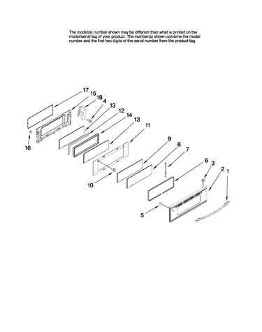 Upper door parts