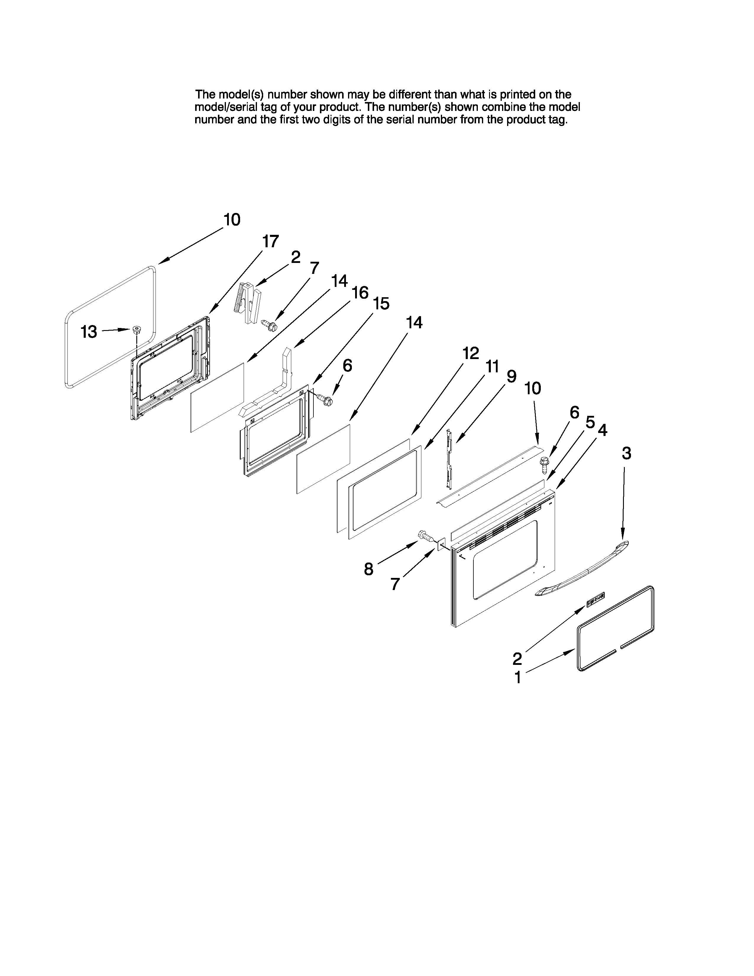 LOWER DOOR PARTS