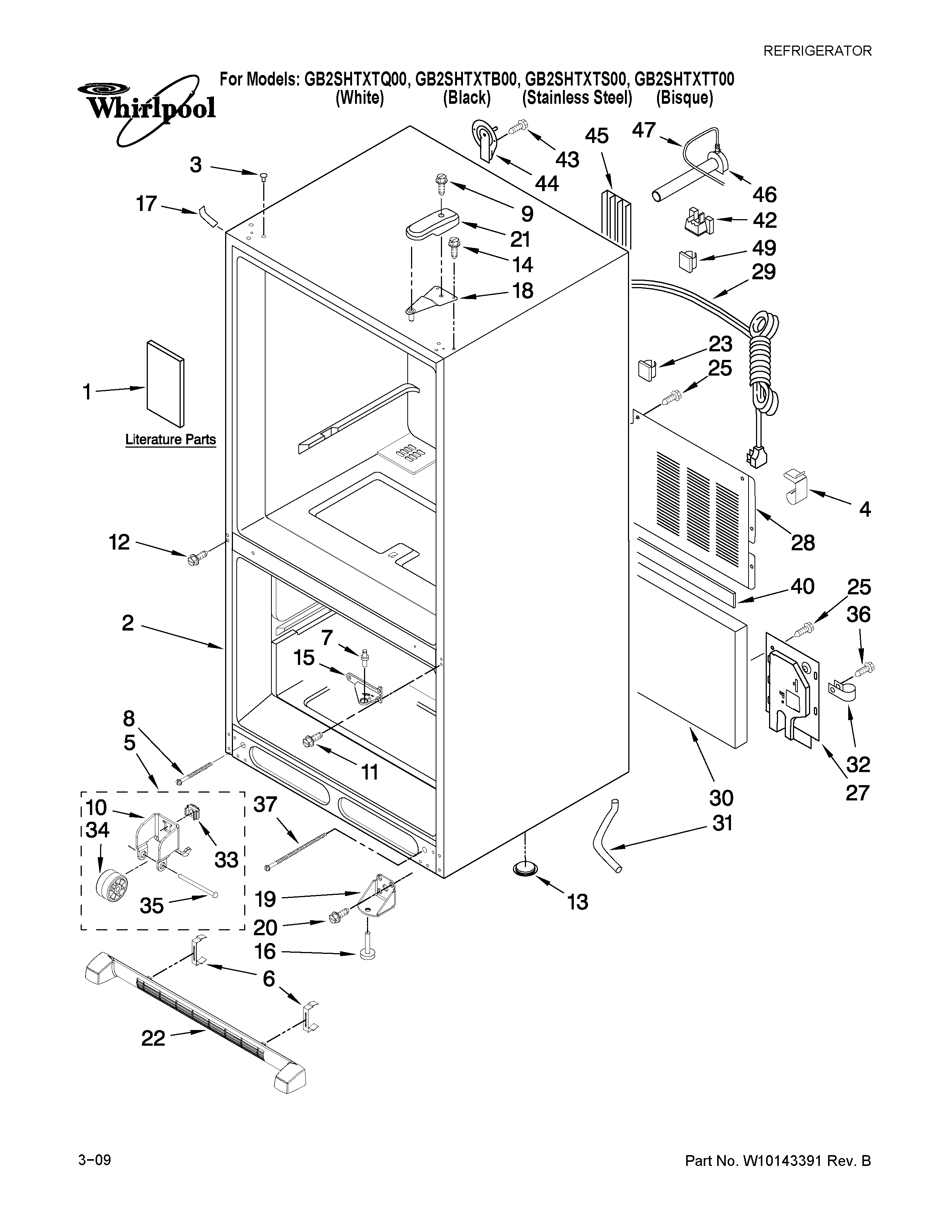 CABINET PARTS