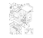 Whirlpool CSP2760TQ2 upper cabinet and front panel parts diagram