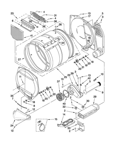 Upper and lower bulkhead parts