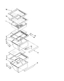 Refrigerator shelf parts