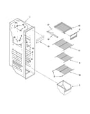 Freezer liner parts