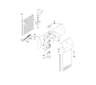 Whirlpool ED5VHEXVL00 air flow parts diagram