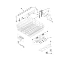 KitchenAid KUDS03CTSS3 upper rack and track parts diagram