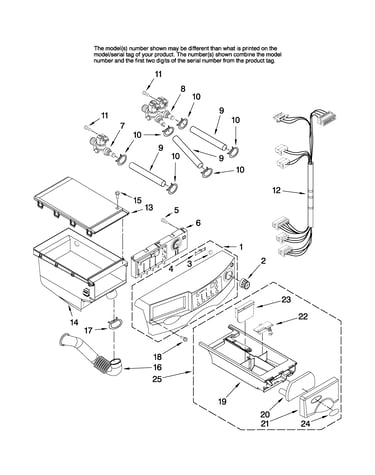 Console and dispenser parts