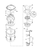 Motor, basket and tub parts