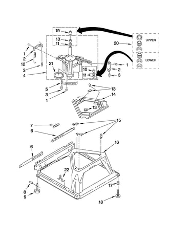 Machine base parts