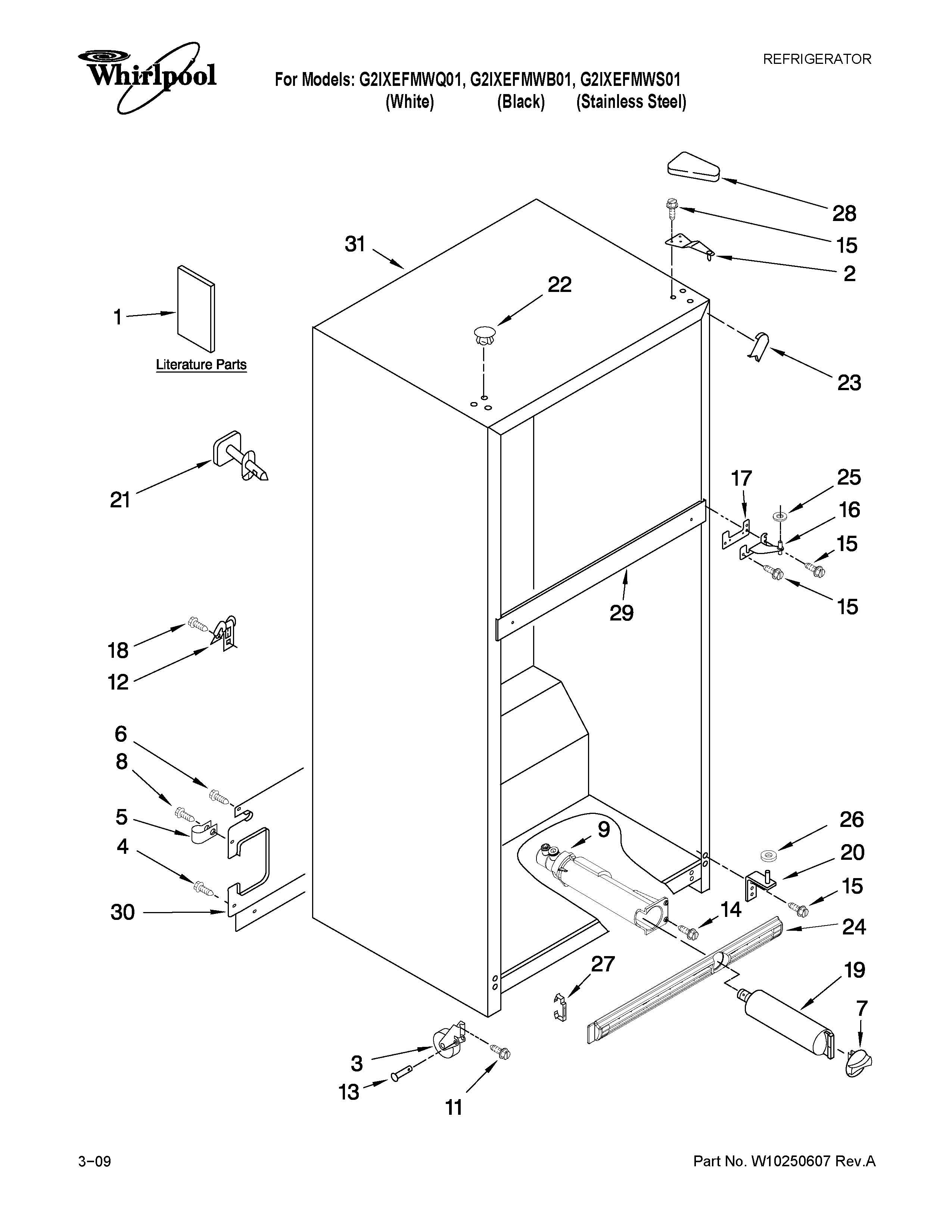 Cabinet parts