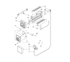 Whirlpool W9RXEMMWS01 icemaker parts diagram