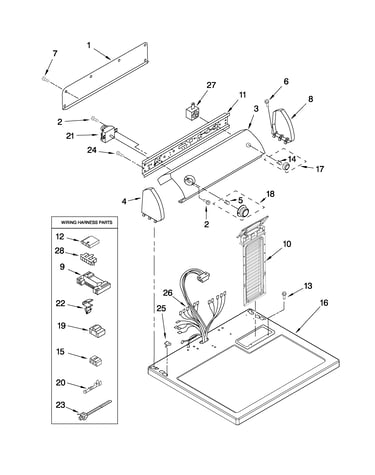 Top and console parts