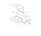 Whirlpool WGT3300SQ2 washer top and lid parts diagram
