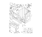 Whirlpool 3RLEQ8033SW2 cabinet parts diagram