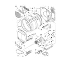 Whirlpool 3RLEQ8033SW2 bulkhead parts diagram