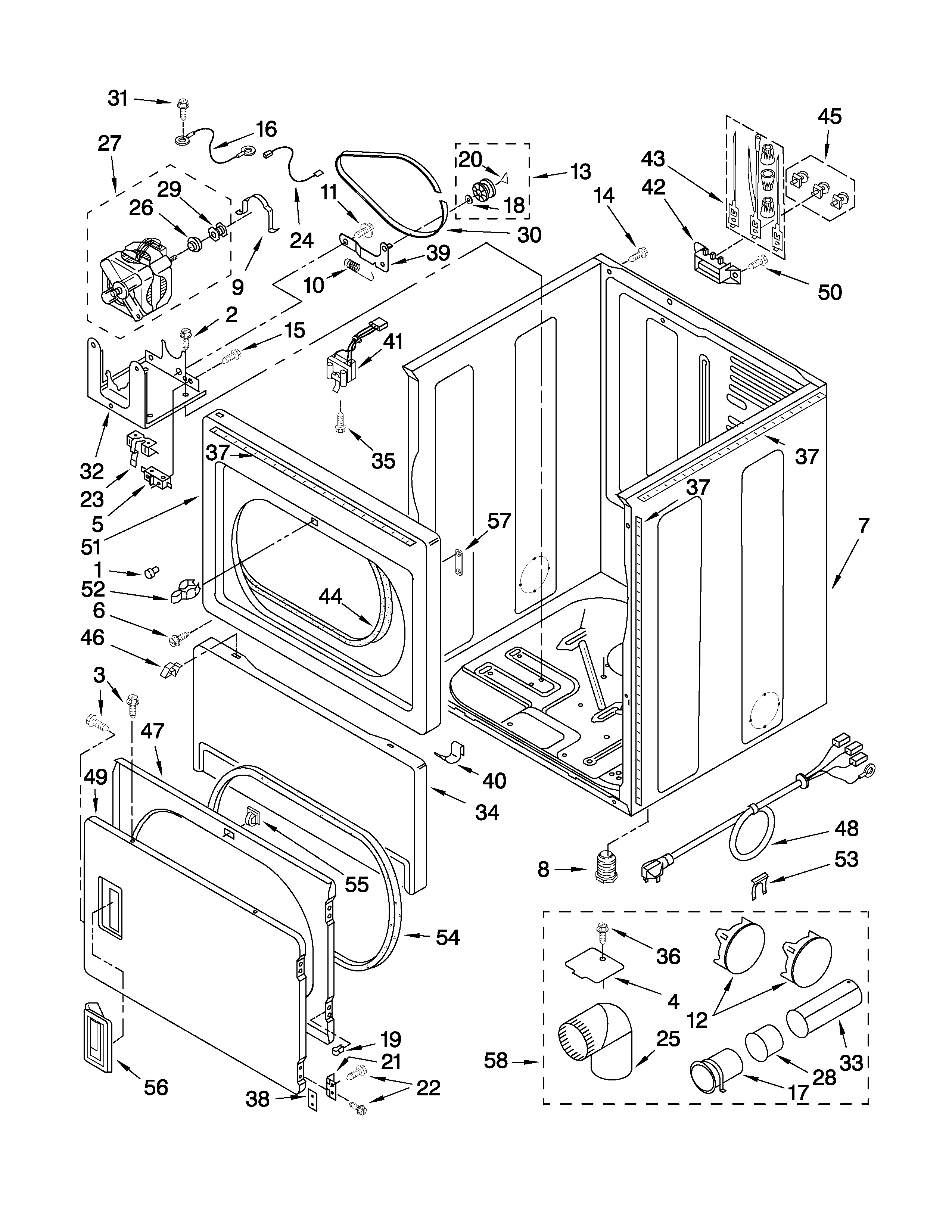 Cabinet parts