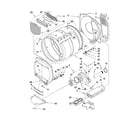 Whirlpool 3XLER5437KQ6 bulkhead parts diagram