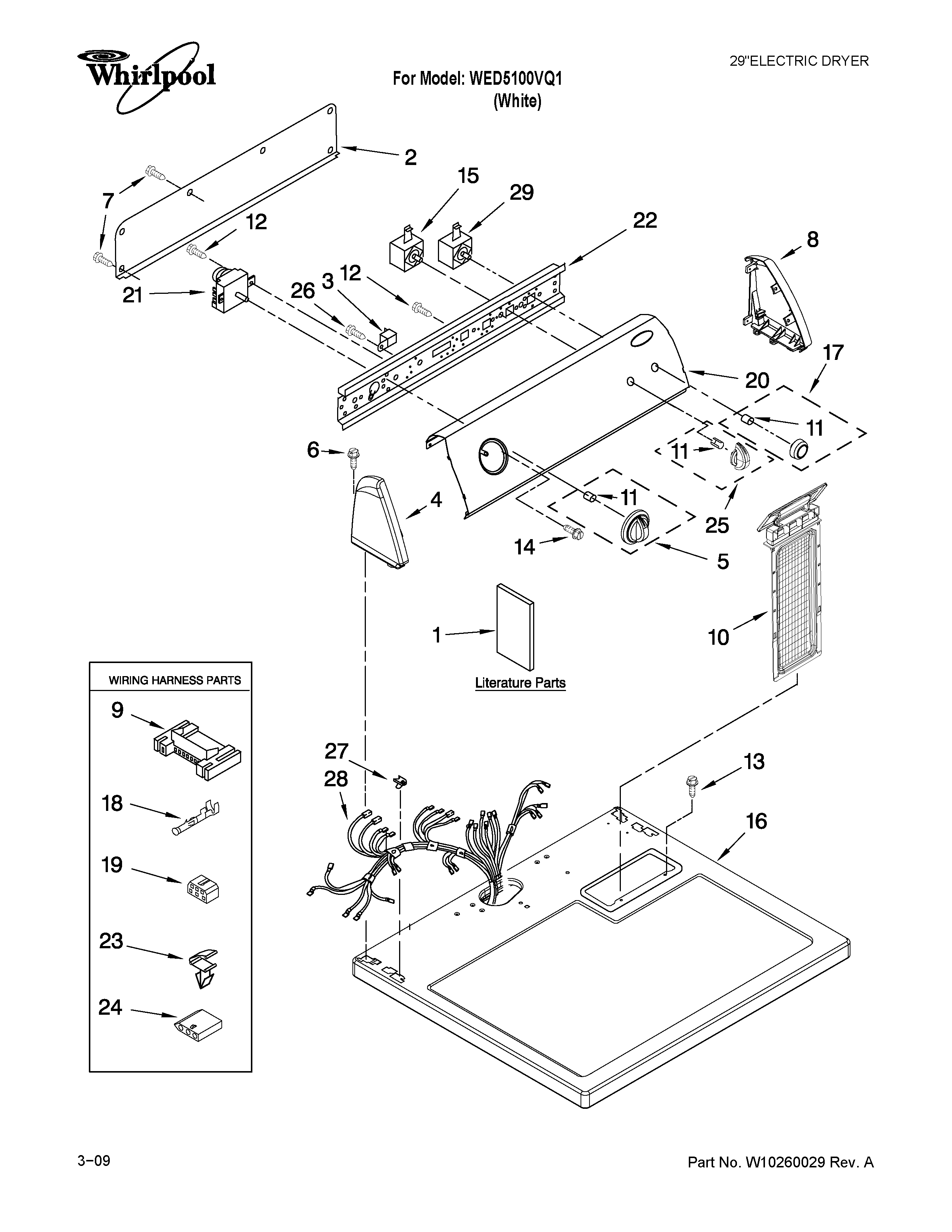 TOP AND CONSOLE PARTS