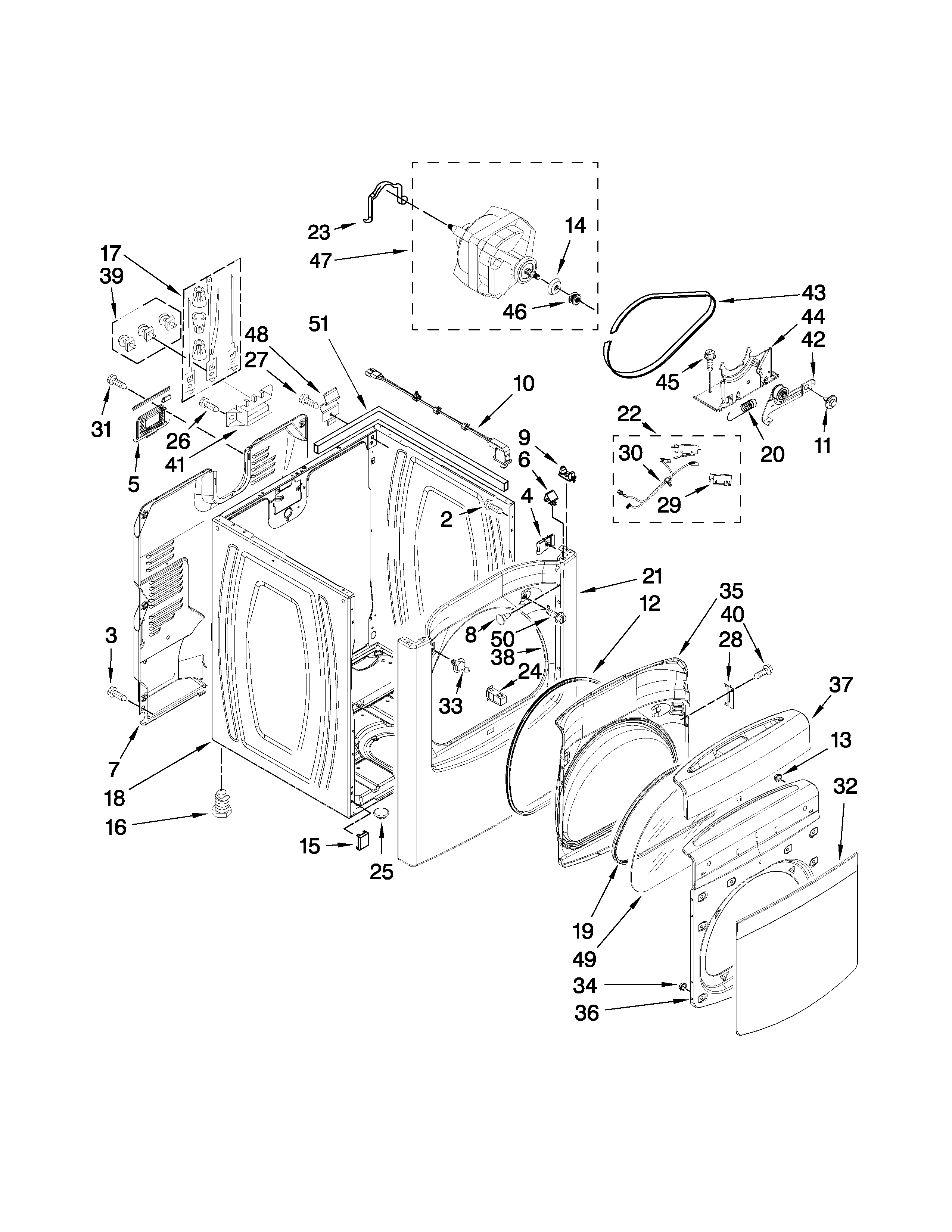 Cabinet parts