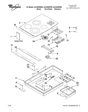 Cooktop parts