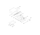 KitchenAid KEWS105SSS03 internal warming drawer parts diagram