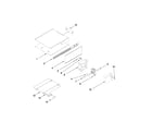 KitchenAid KEWS145SSS03 internal warming drawer parts diagram
