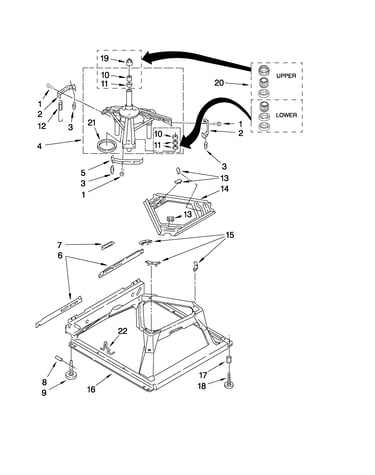 Machine base parts
