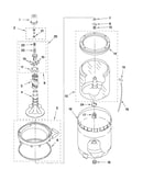 Agitator, basket and tub parts