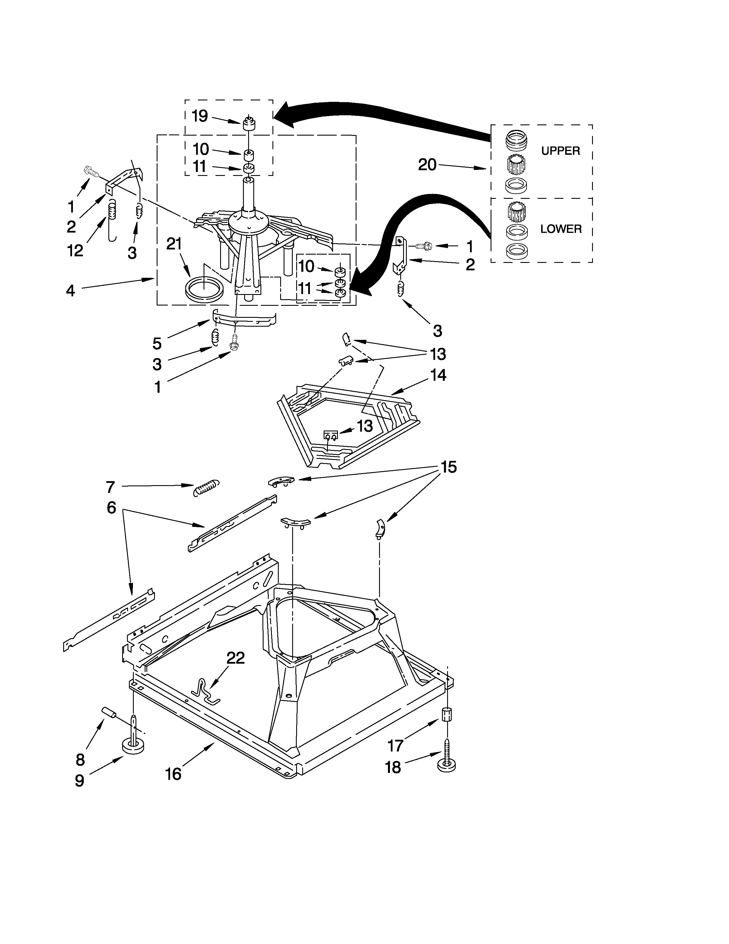 MACHINE BASE PARTS