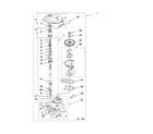 Whirlpool 7MWT96700ST1 gearcase parts diagram