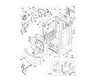 Whirlpool YWED9450WW0 cabinet parts diagram