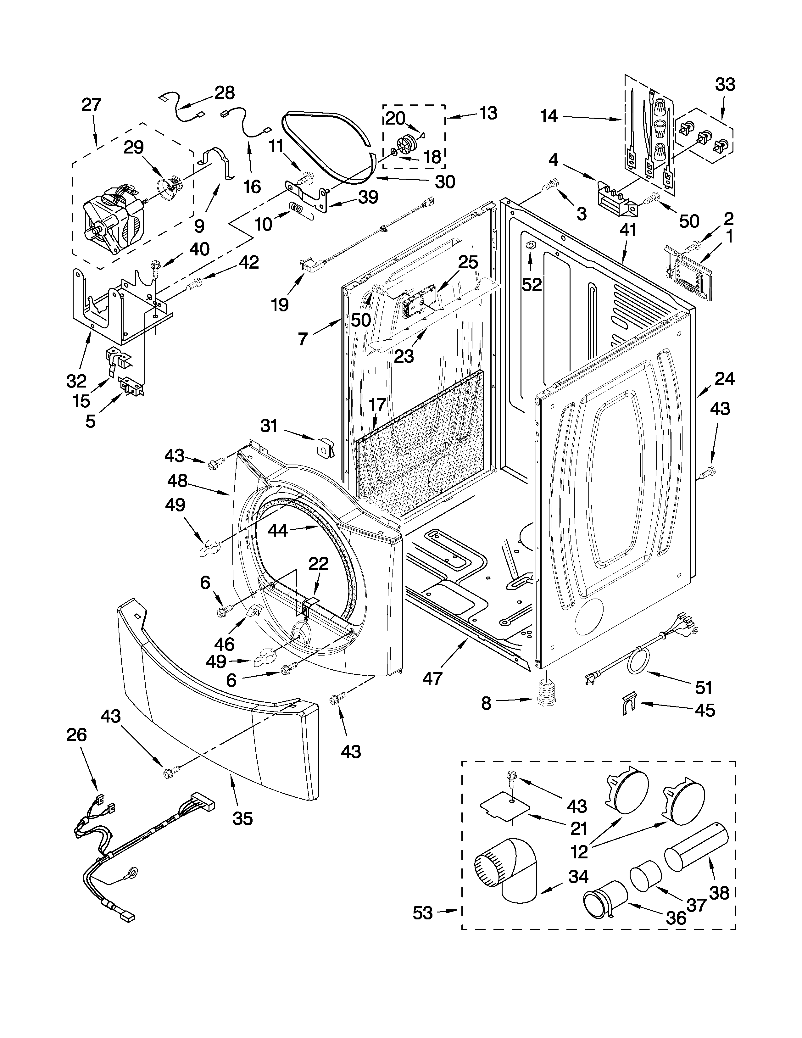 Cabinet parts