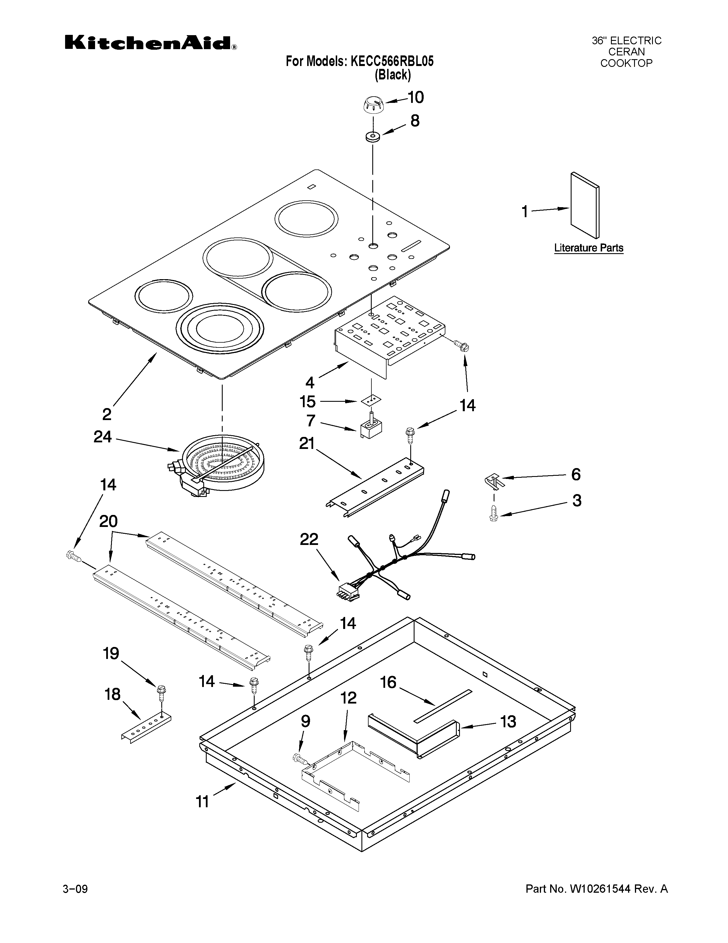 Cooktop parts