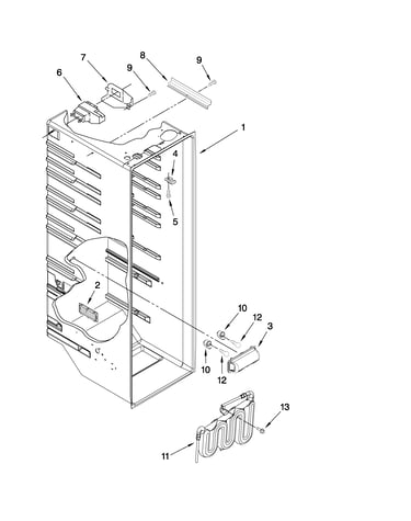Refrigerator liner parts