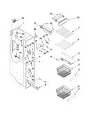 Freezer liner parts