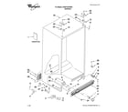 Whirlpool ED5FVGXWS00 cabinet parts diagram