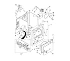 Whirlpool WGD5100VQ1 cabinet parts diagram