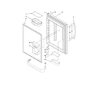 KitchenAid KBRS22EVBL1 refrigerator door parts diagram