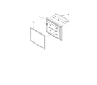 KitchenAid KBLS22KVSS1 freezer door parts diagram