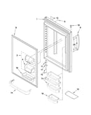 Refrigerator door parts