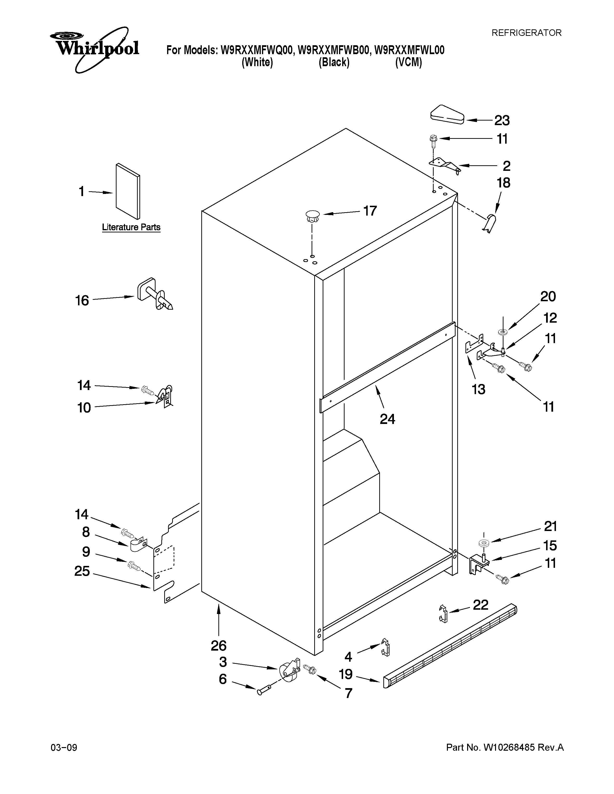 Cabinet parts