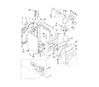 Whirlpool WGD6600WL0 cabinet parts diagram