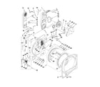 Whirlpool WGD6600WL0 bulkhead parts diagram