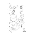 KitchenAid 5KSM156PSACA0 base and pedestal unit diagram